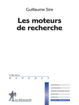 cover image of Les moteurs de recherche